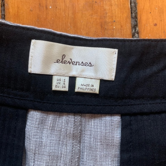 Anthropologie pleated shorts with satin tie - Picture 4 of 5